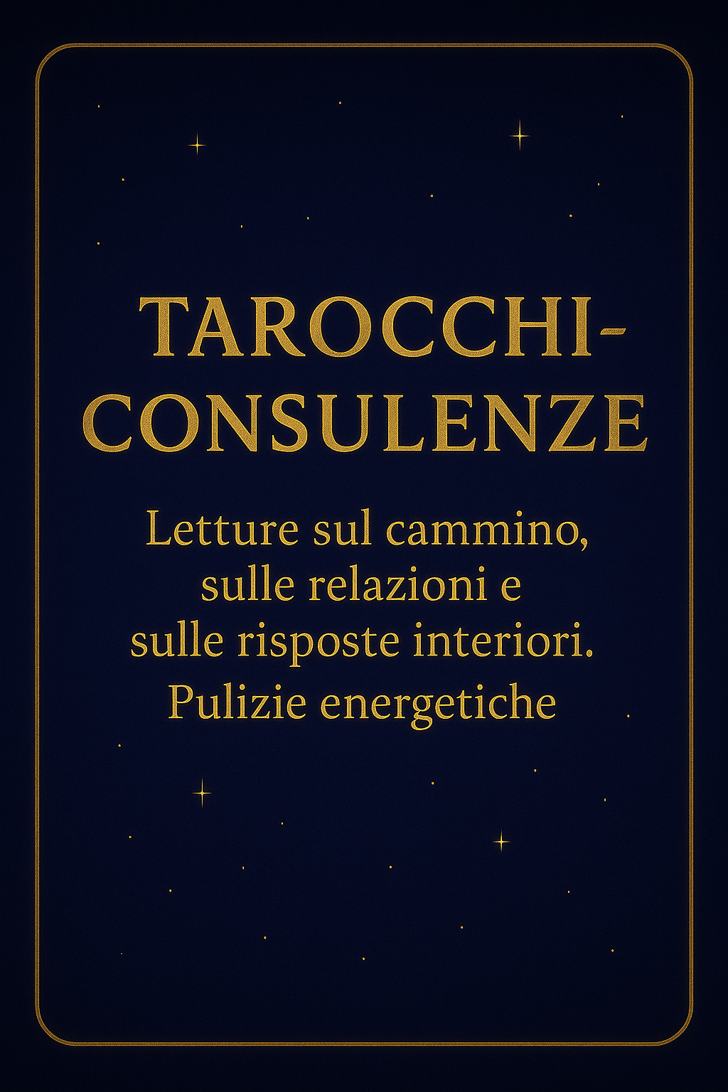 Tarot card - back